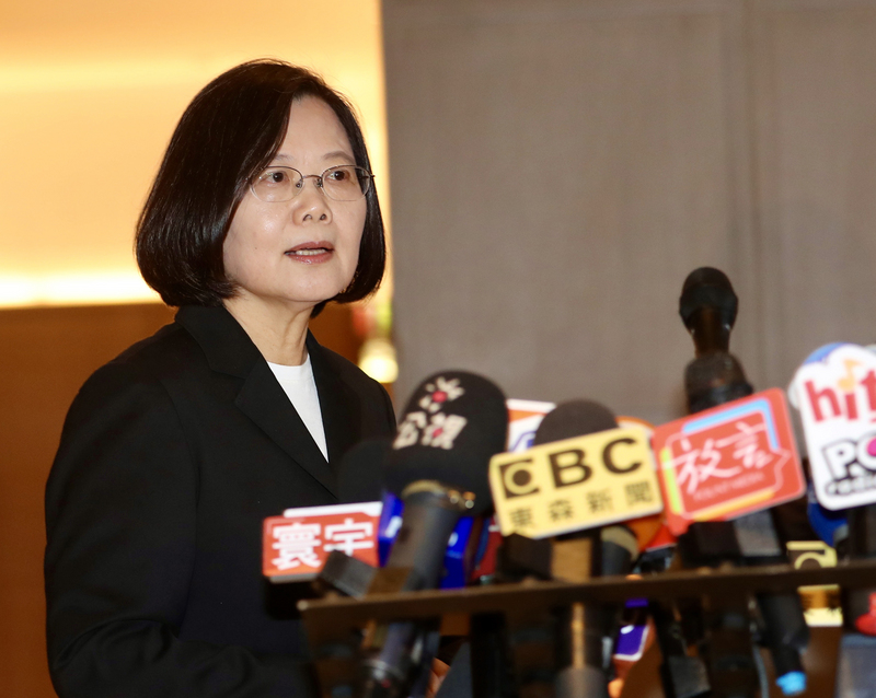 香港反送中 蔡總統：不應以子彈來回應人民的自由民主訴求