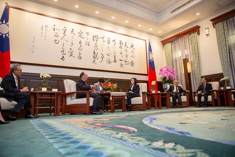蔡總統接見花旗集團董事長 歡迎加碼投資台灣