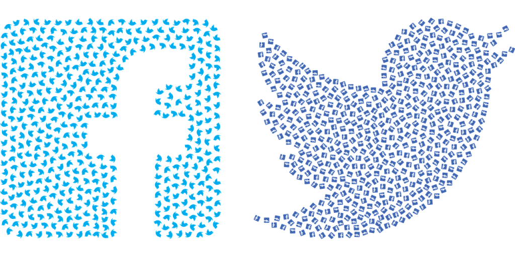 facebook, twitter（圖／pixabay）