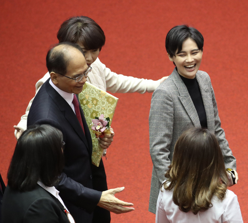 立法院長選舉 游錫堃73票當選