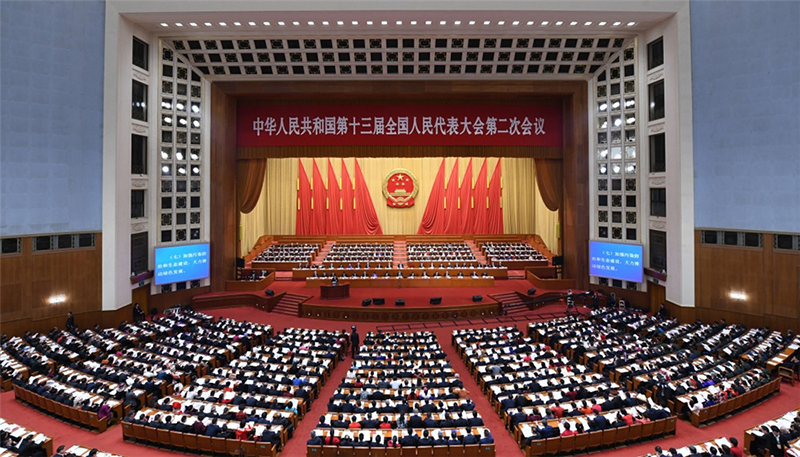 中國十三屆全國人大二次會議（圖／中國政府