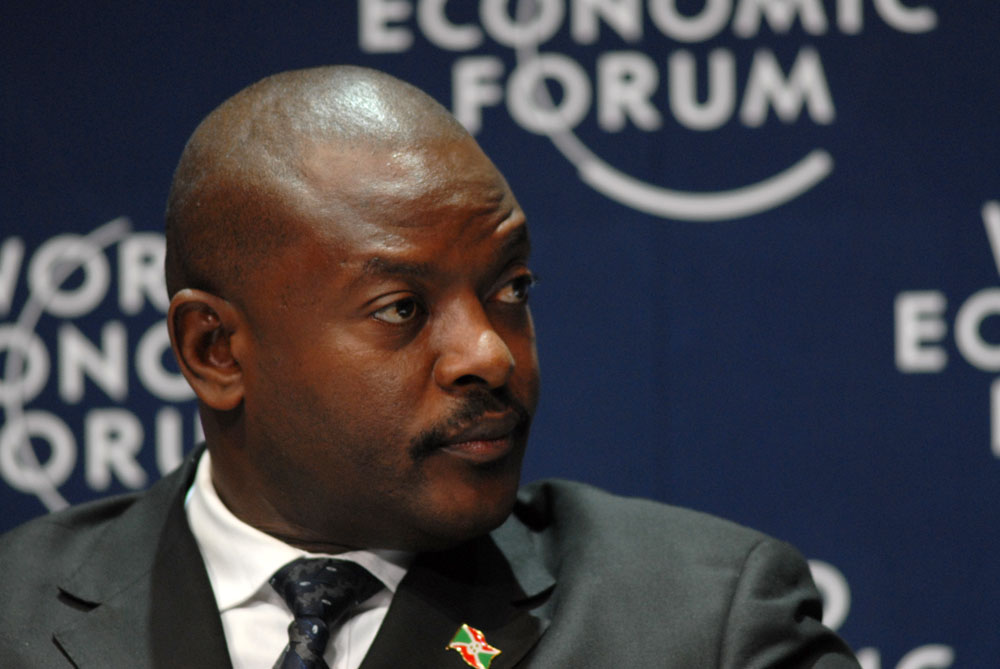 蒲隆地總統恩庫倫齊薩（Pierre Nkurunziza）（圖／World Economic Forum : CC BY-SA 2.0）