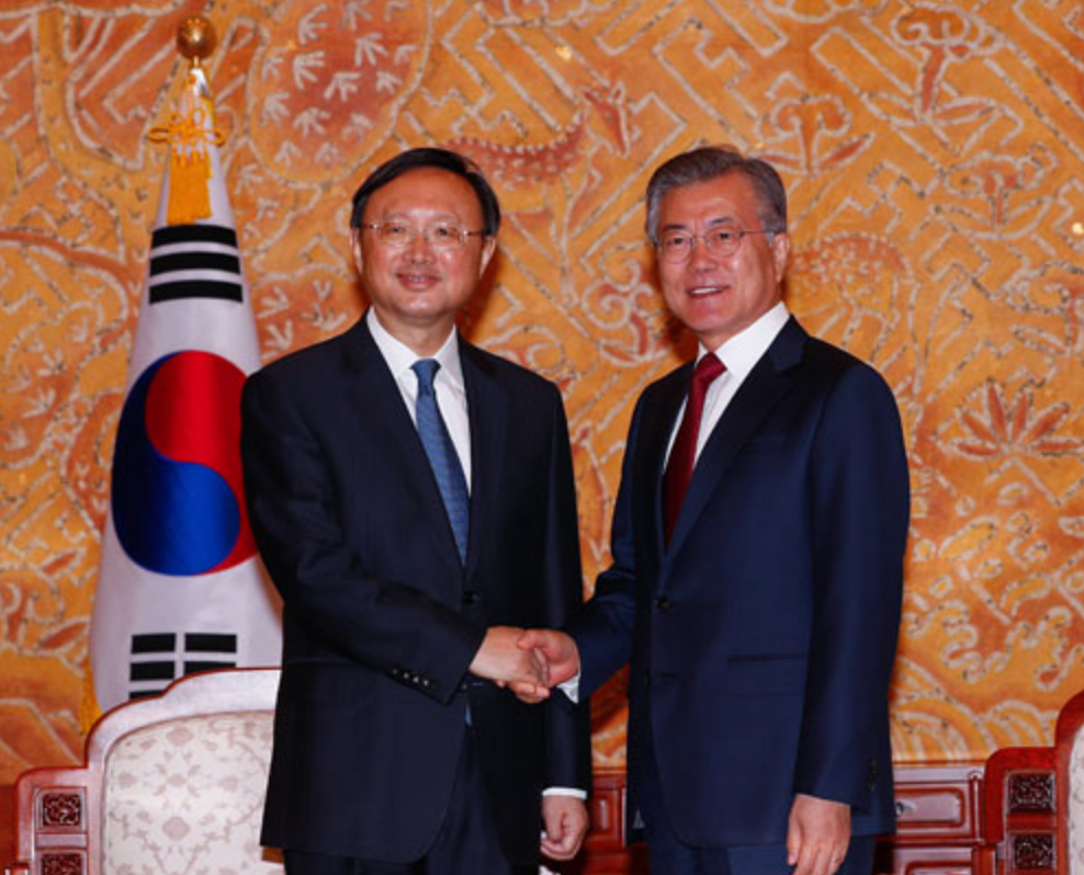 楊潔篪訪韓欲強化雙邊關係牽制美國