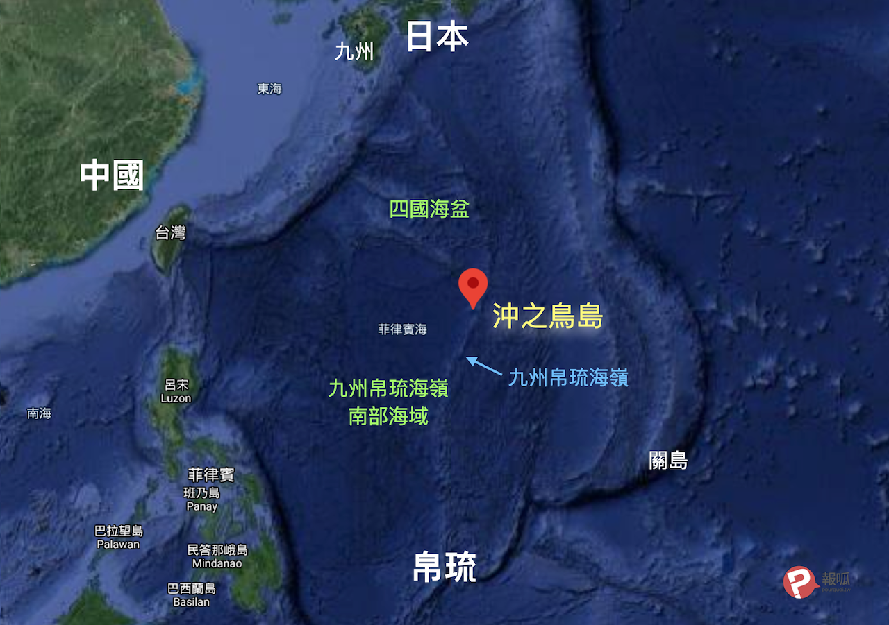 為阻礙日本申請大陸棚延伸　中國調查沖之鳥島周邊海域