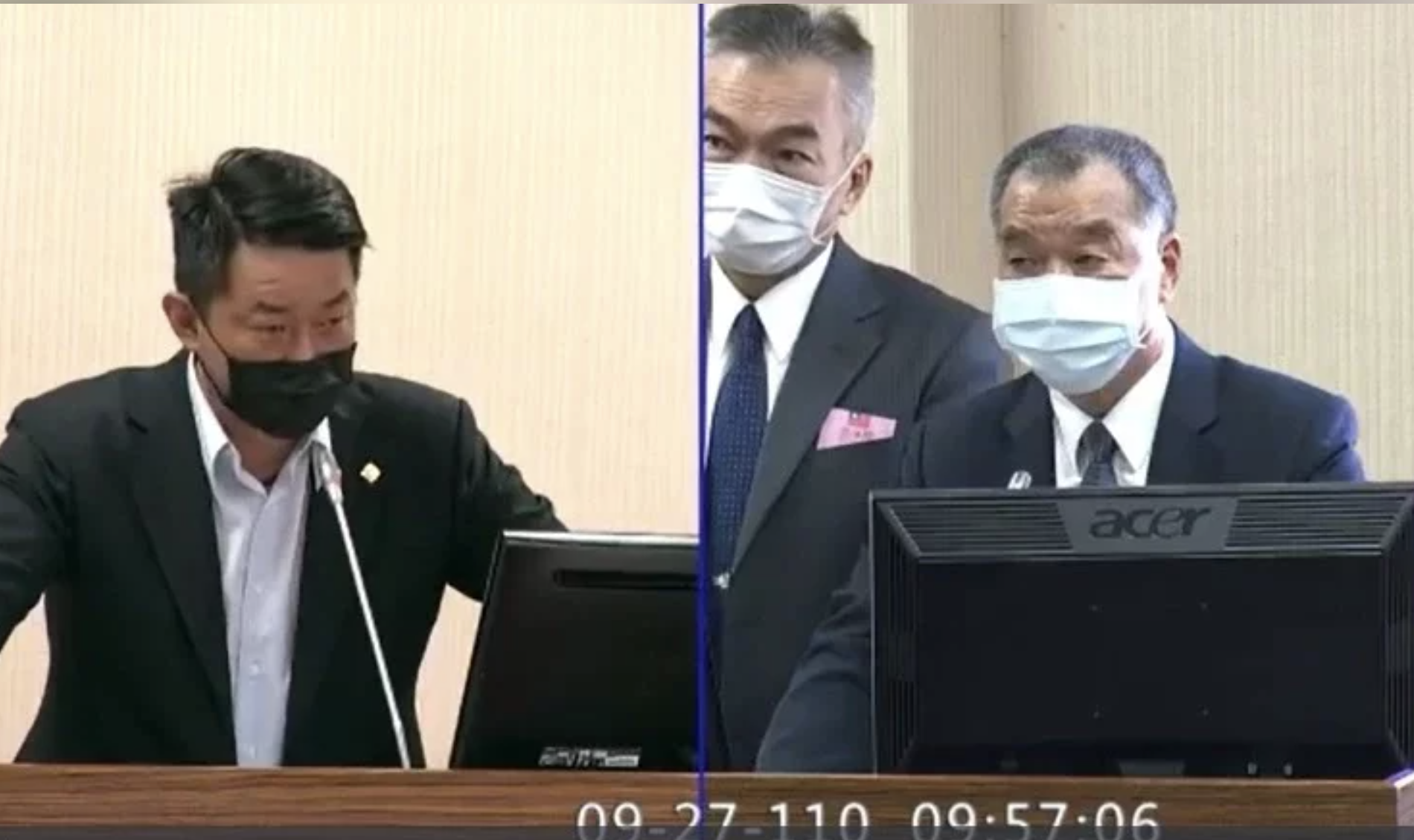 陳柏惟用台語質詢　邱國正找傳譯引雙方交鋒