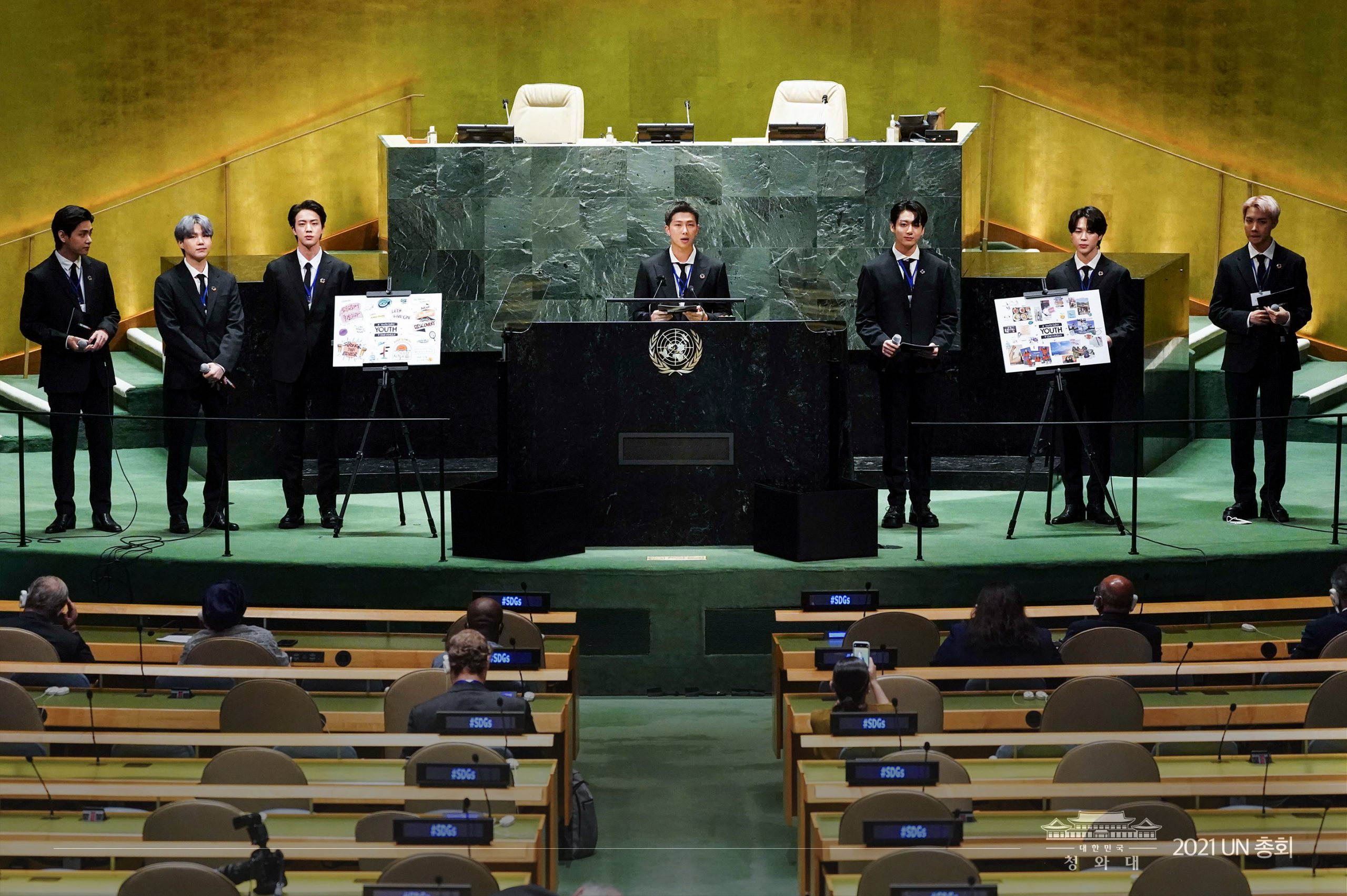 韓國天團BTS第三次在聯合國發表演說　鼓勵年輕世代勇敢前進
