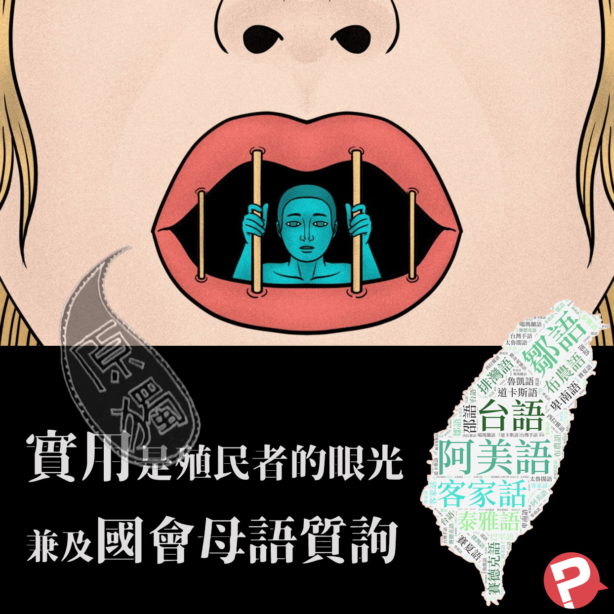 實用是殖民者的眼光　兼及國會母語質詢