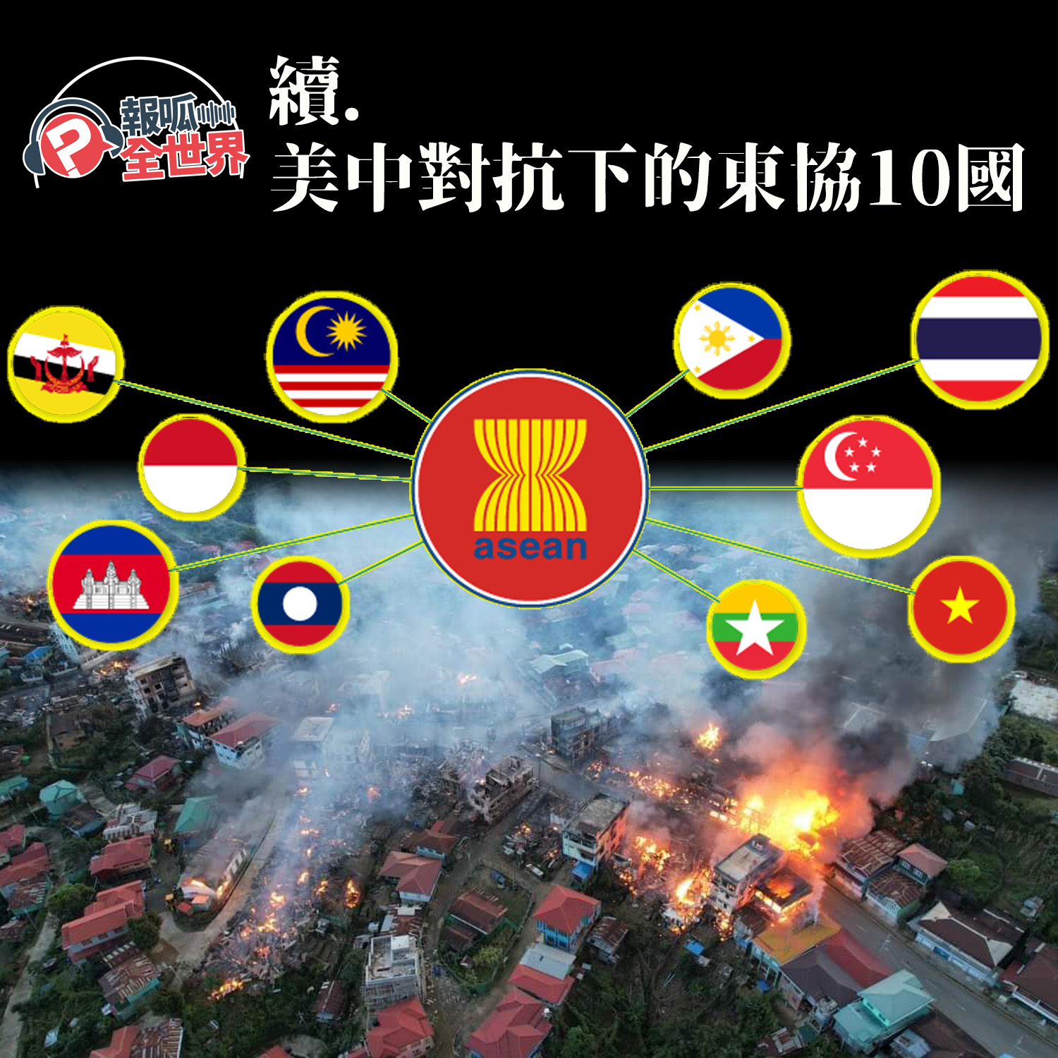 【報呱全世界】EP81 續．美中對抗下的東協10國