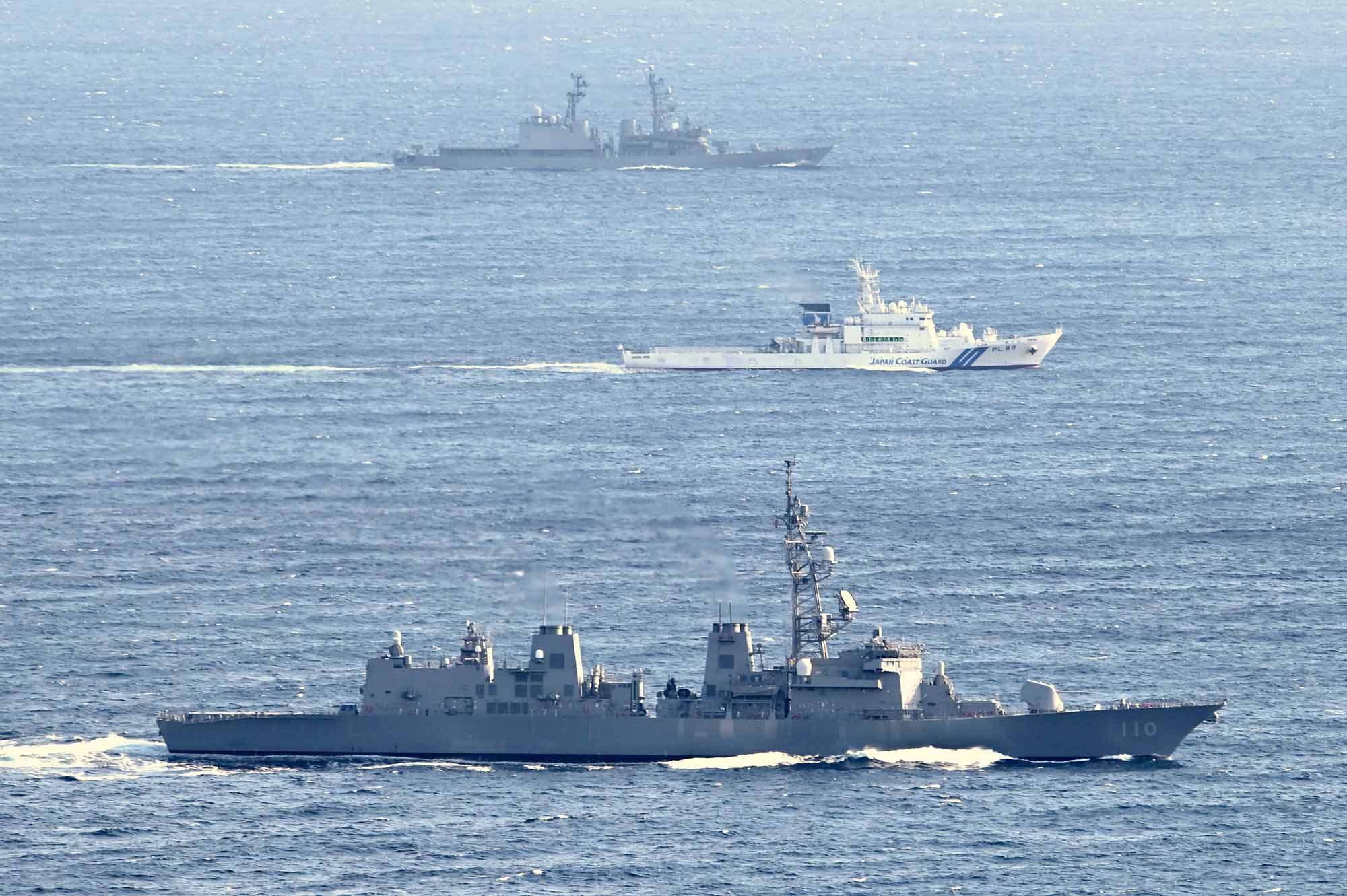 中國海警船測試岸田政府底限　日本自衛隊以解放軍為目標進行軍演