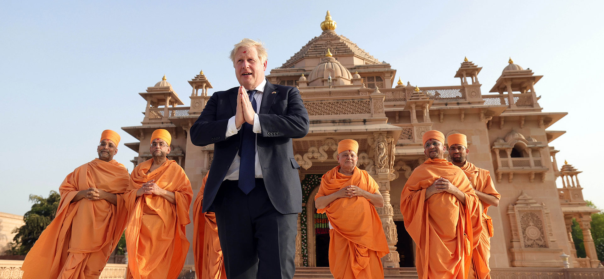 英國首相強生首訪印度 兩國自由貿易協議可望10月達陣