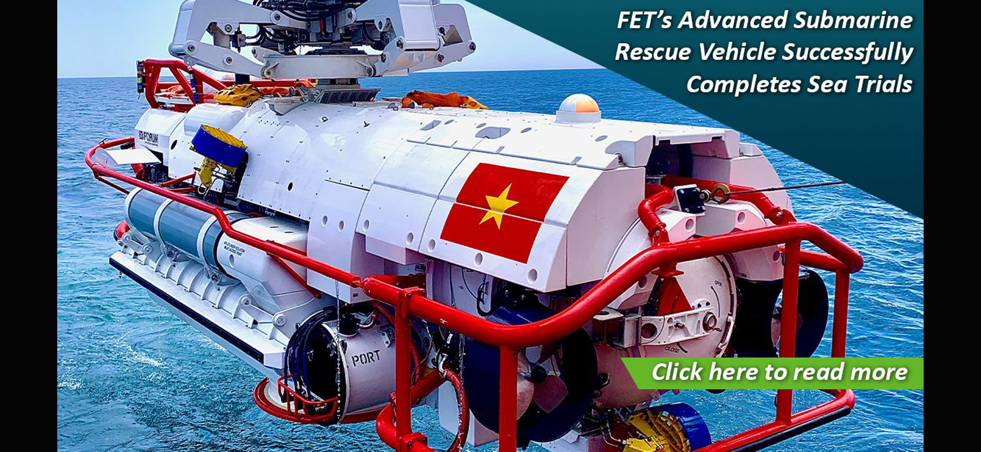 水中的燕尾服：越南國產先進潛艦救援載具