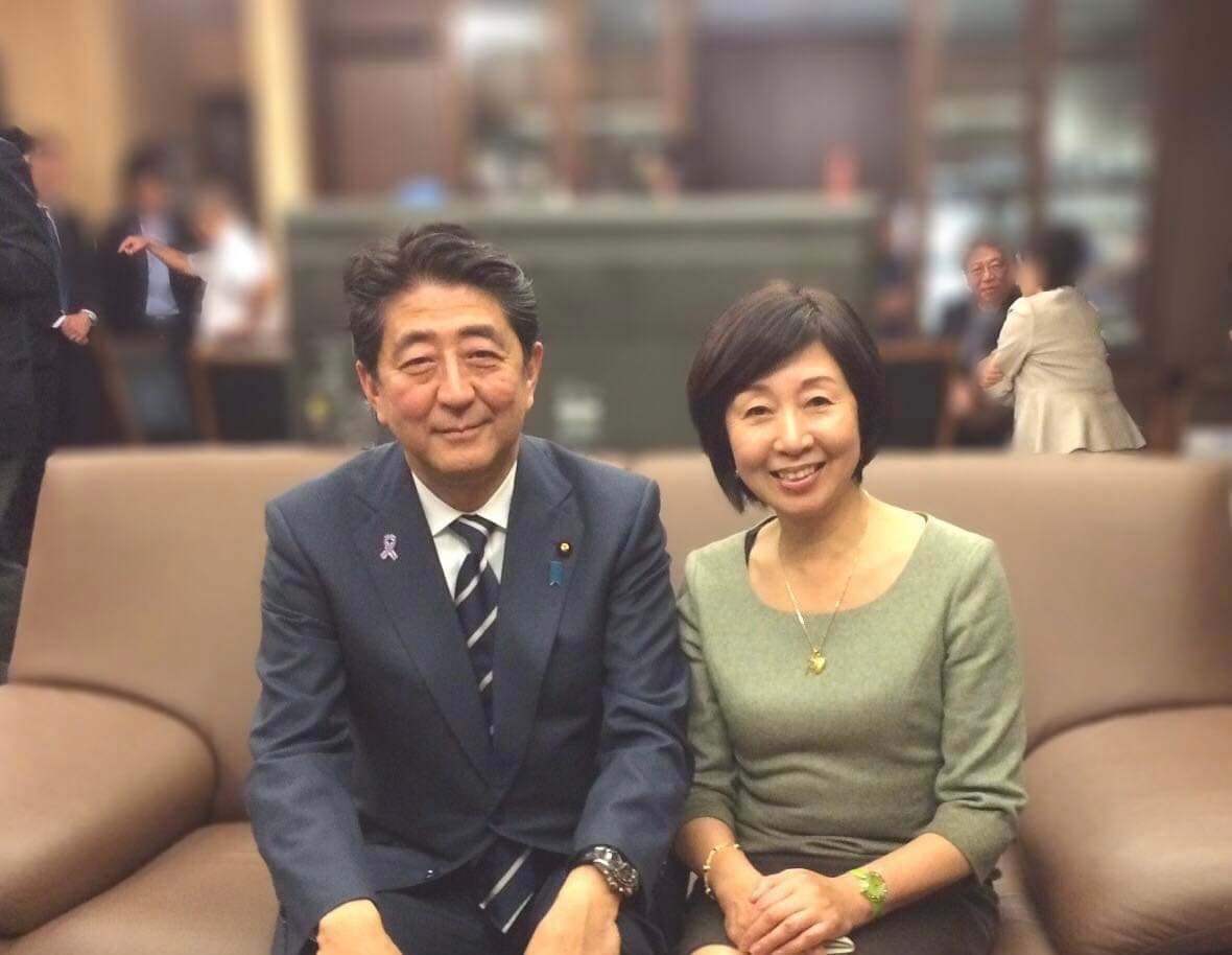 台獨聯盟日本本部王明理悼念安倍晉三