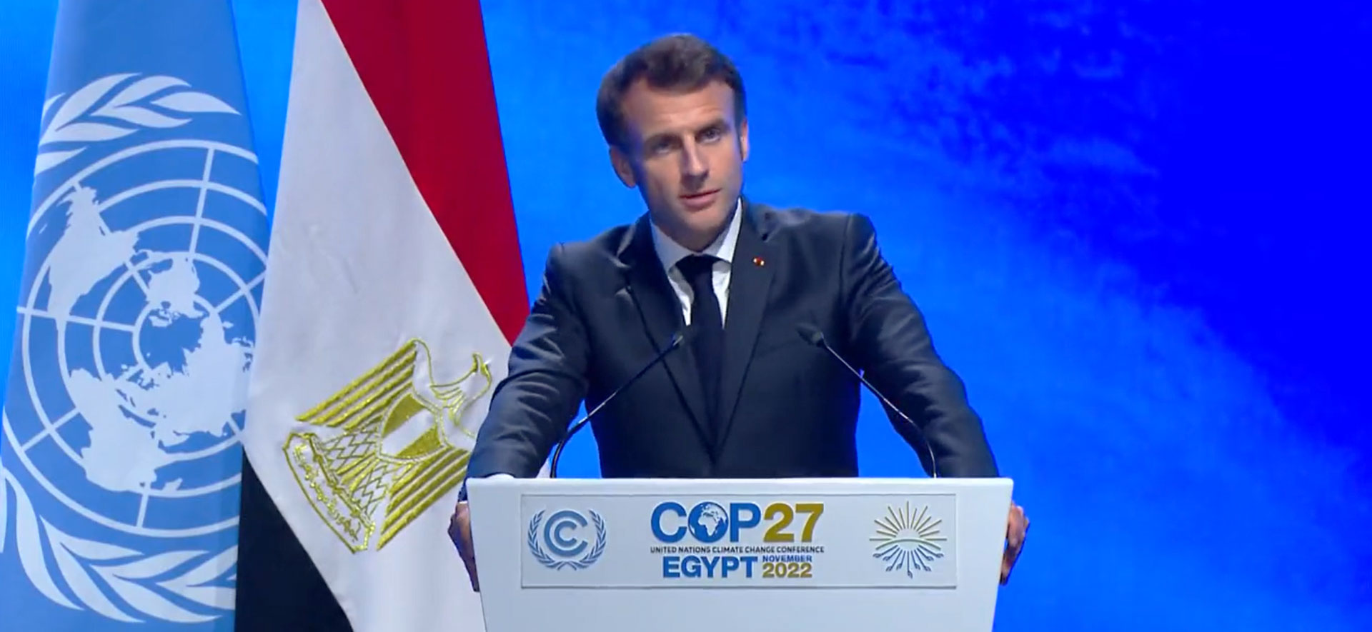 COP27:法總統馬克宏呼籲美中兩國加強減排和財政援助