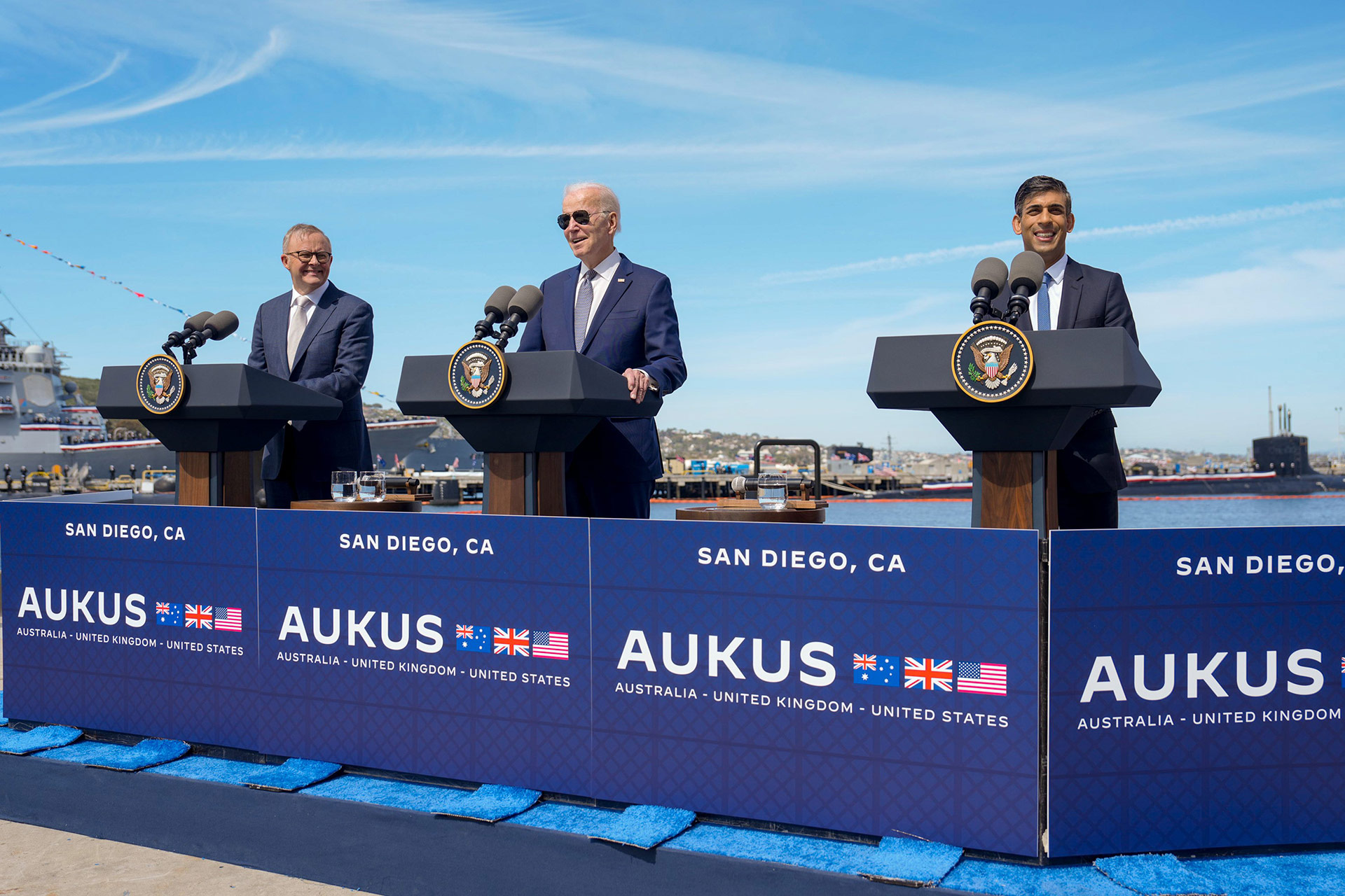 AUKUS宣布核動力潛艇計劃　美英澳聯合開發SSN-AUKUS潛艦