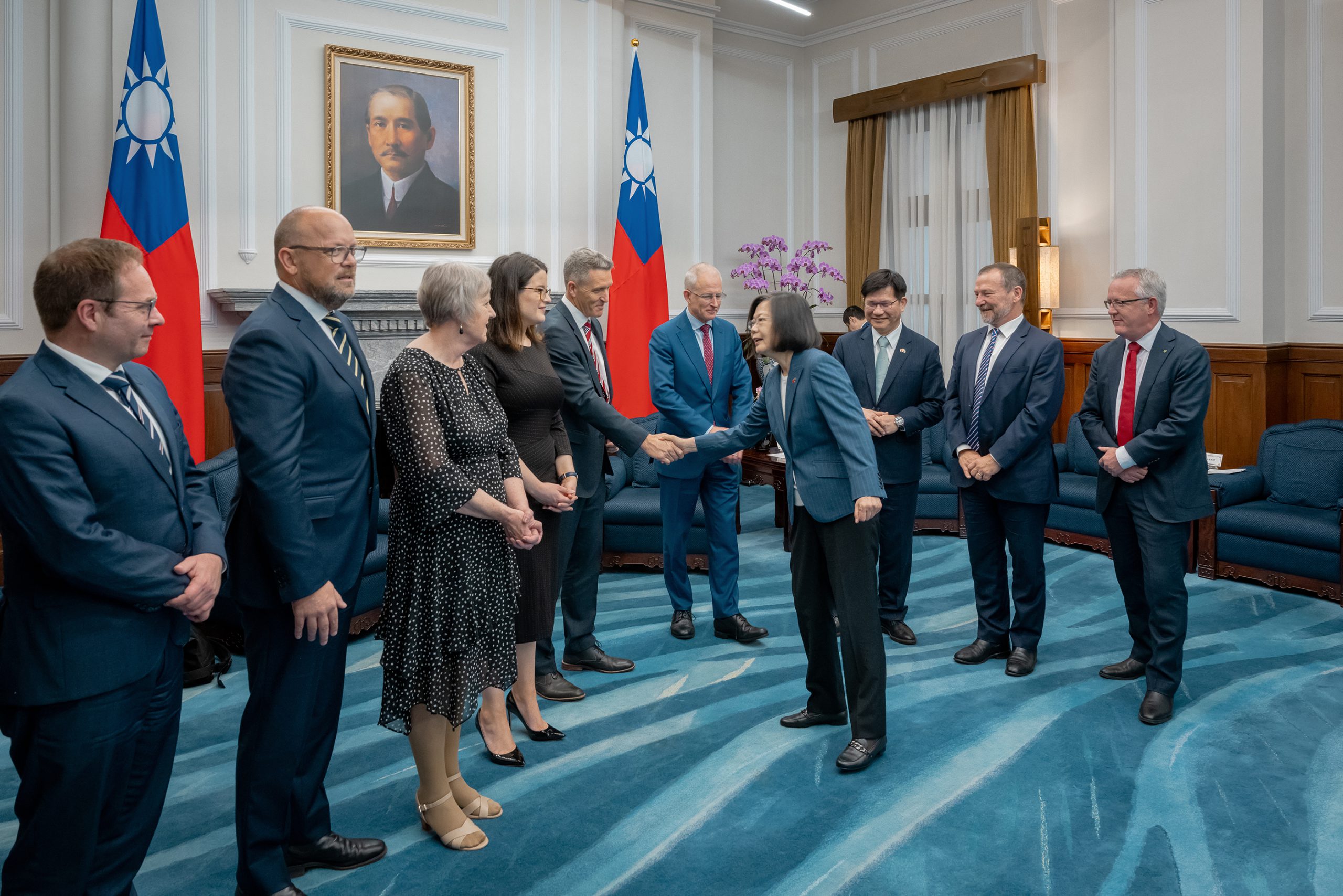 澳洲國會跨黨派議員訪台 蔡英文:盼挺台加入CPTPP