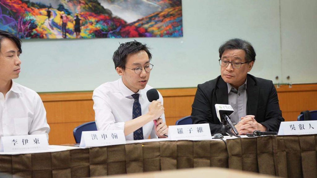 羅子維表示,他將與一群香港青年、台灣青年走上街頭,希望接觸更多台灣民眾,為大家講解為什麼不該相信中國。/圖:台港同行提供