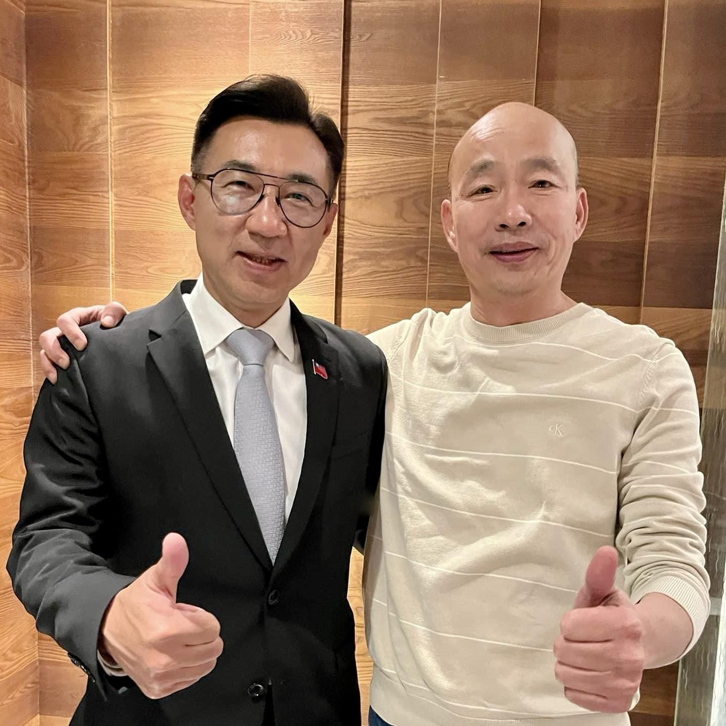 「韓昌配」破滅！　韓國瑜宣布搭檔江啟臣競逐立院龍頭