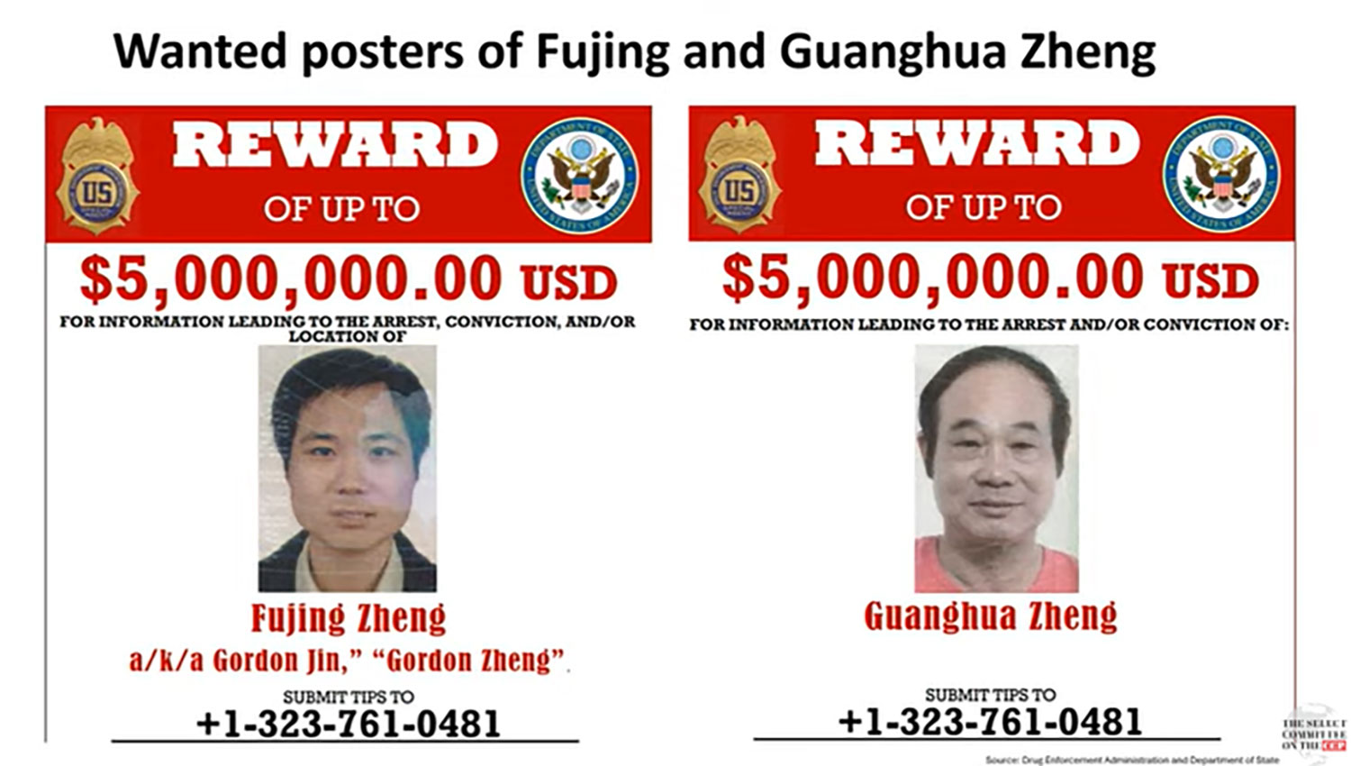 美眾院委員會怒控:中國政府補助製毒運毒 助長美國芬太尼危機!