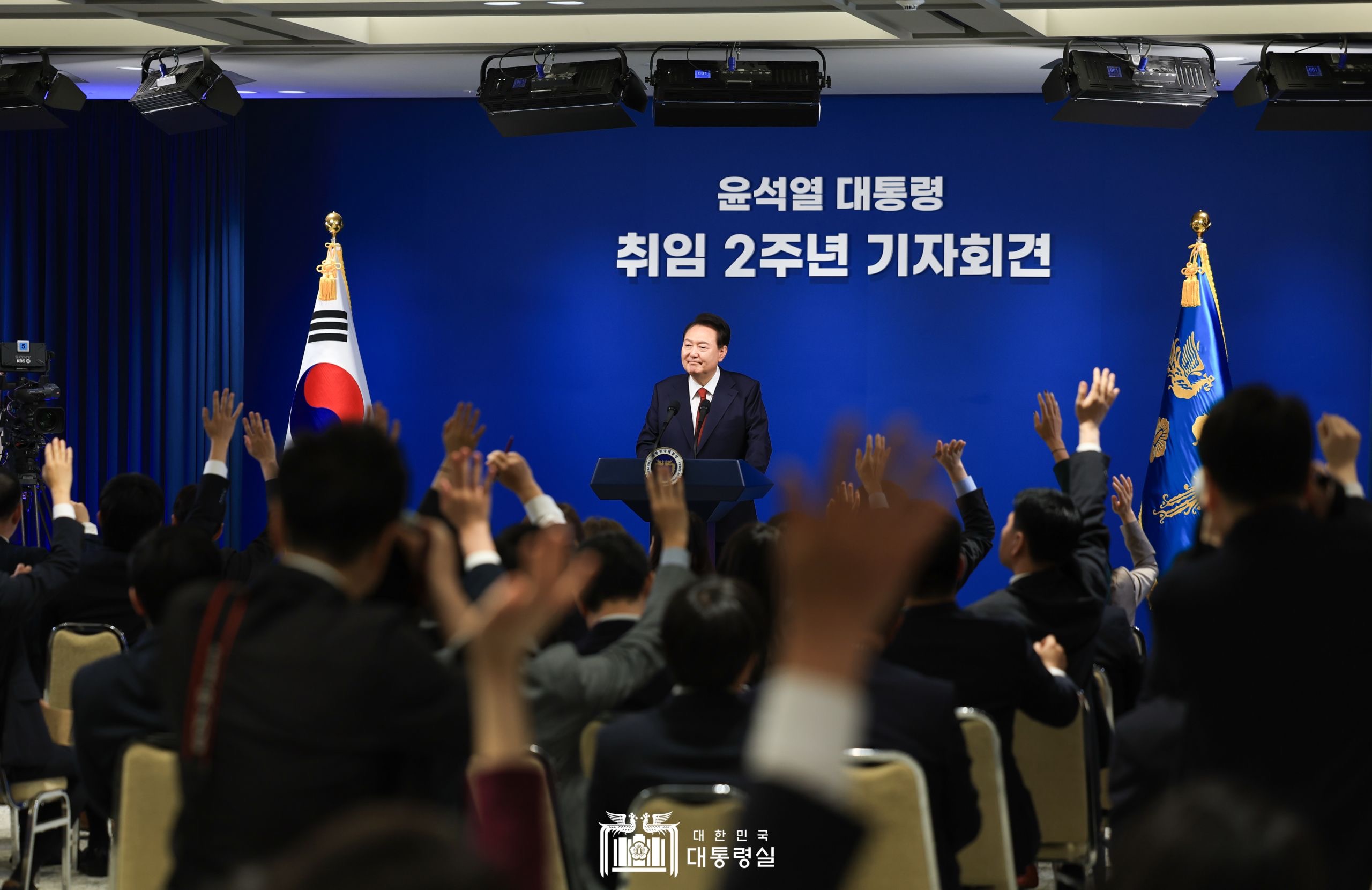 尹錫悅就職兩年記者會　重美日的外交政策不變