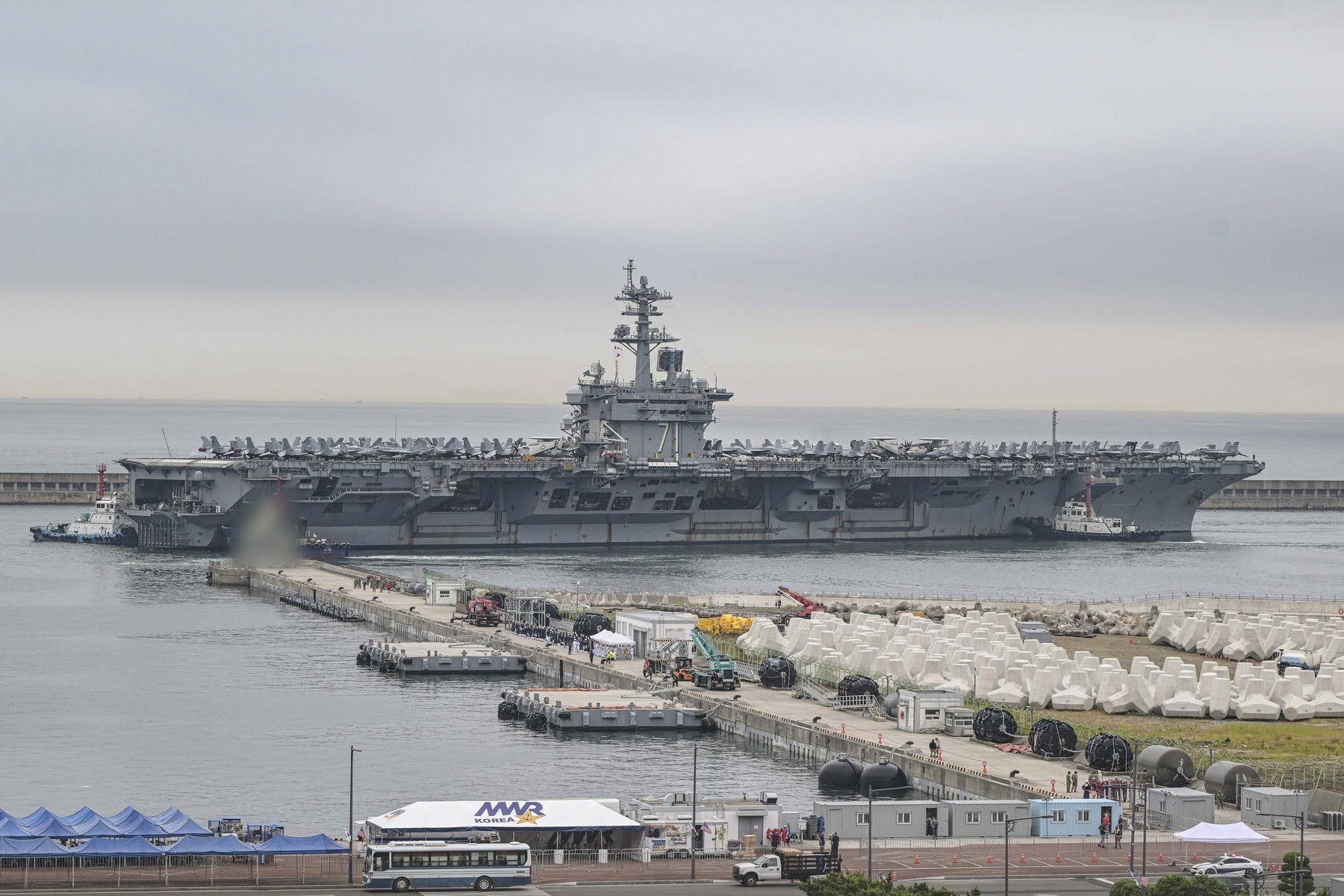 又偷拍了！韓國釜山中國留學生　無人機偷拍軍艦事件