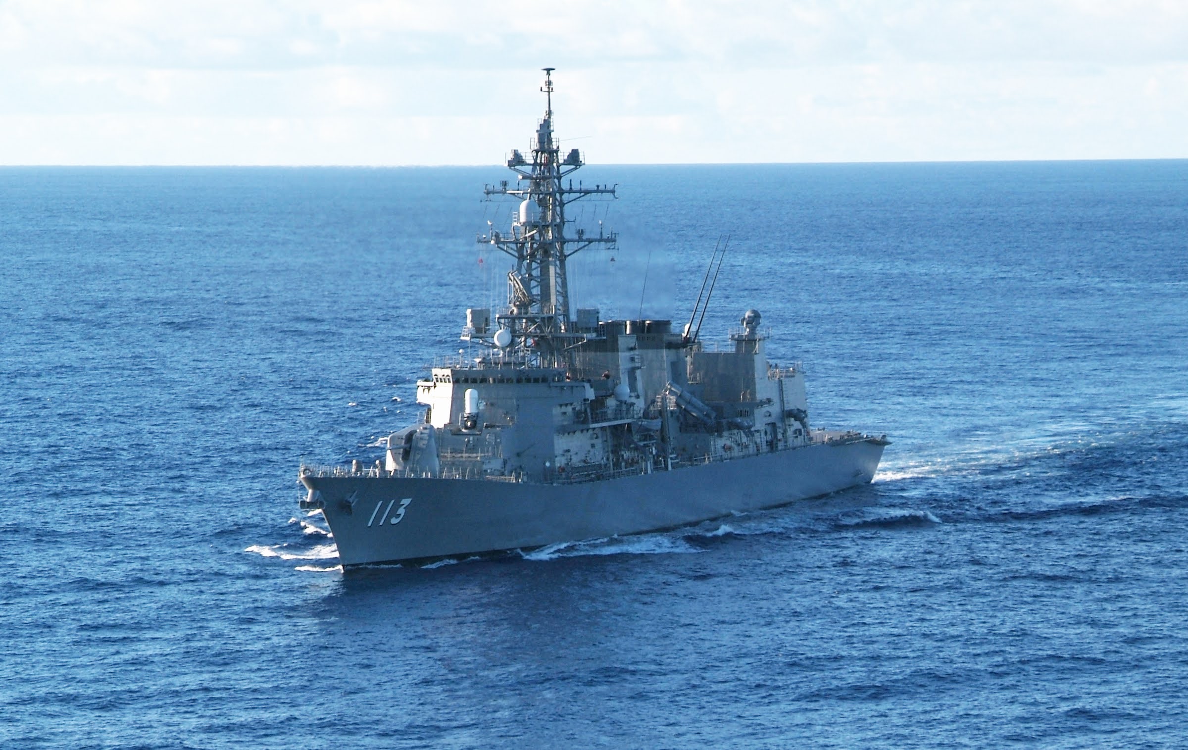 回應中國威脅 日護衛艦首次通過台海 紐澳同行