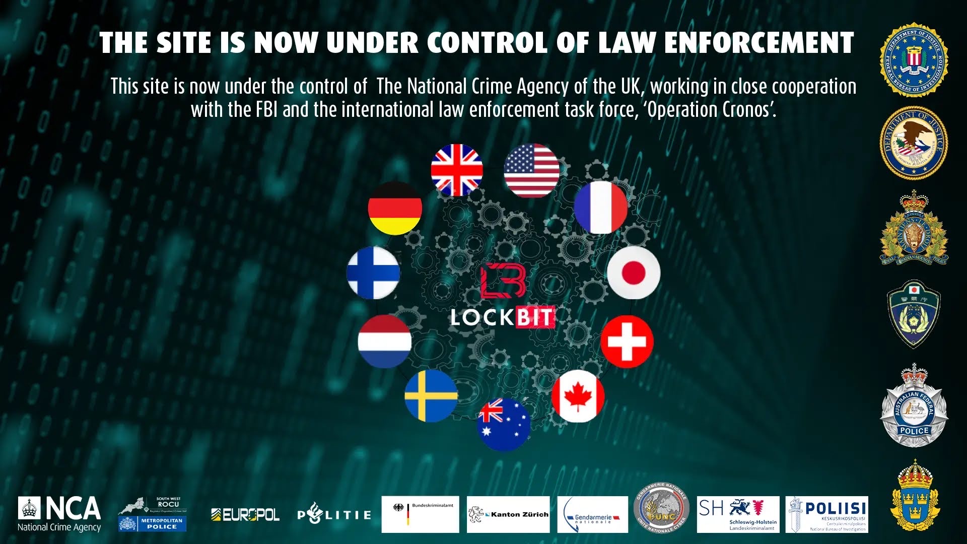 歐美日12國執法機構　成功瓦解全球最大勒索病毒集團 LockBit