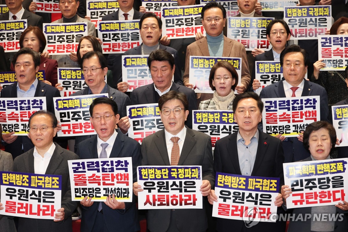 代理總統被彈劾　韓國內政危機加劇